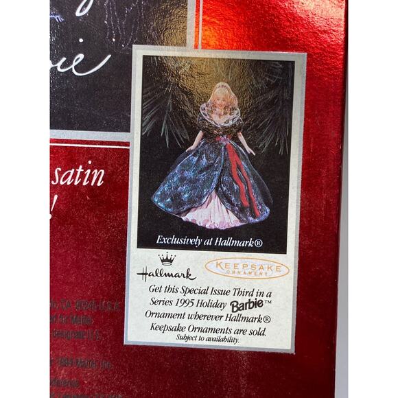 Mattel Happy Holidays Barbie Special Edition 1995 SEALED New In Box - Picture 5 of 8